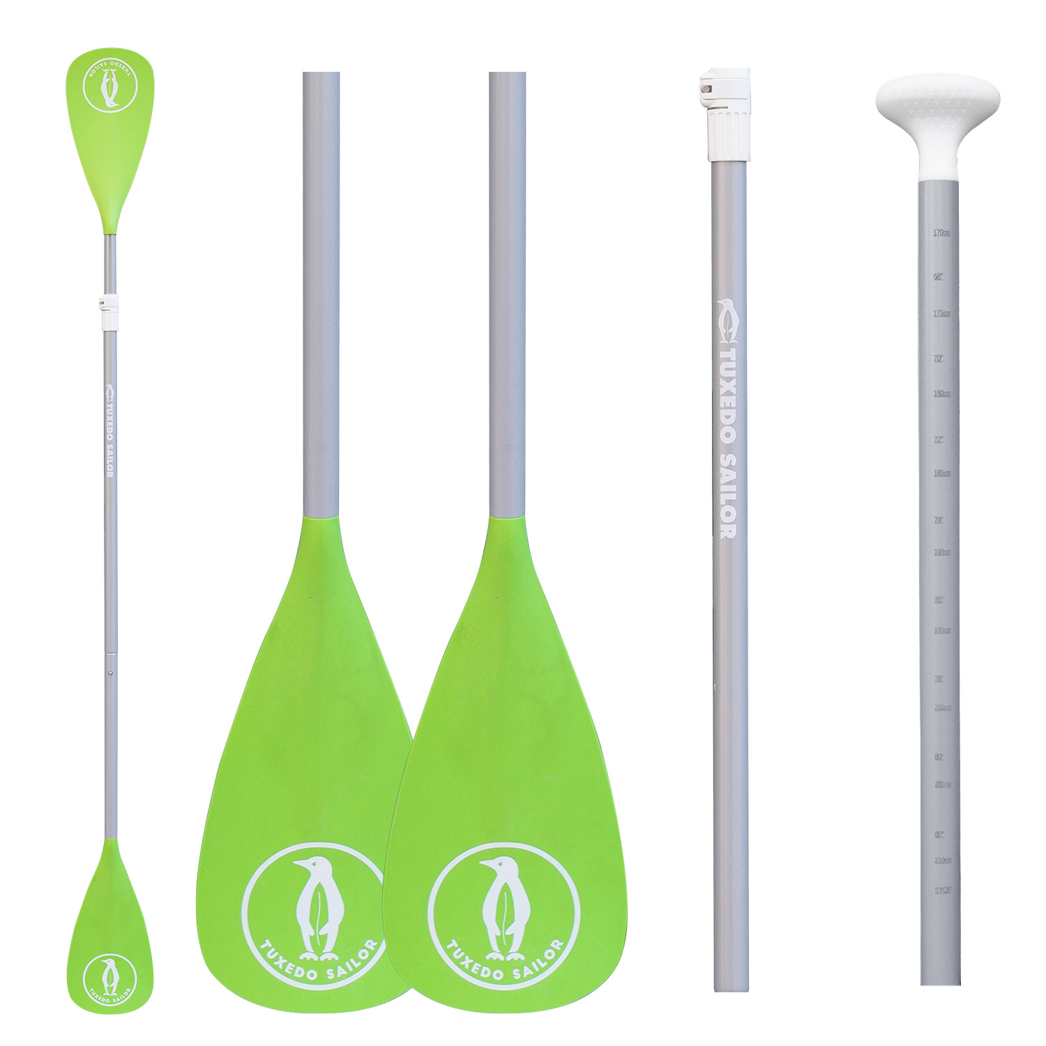 Green single- and dual-use oars
